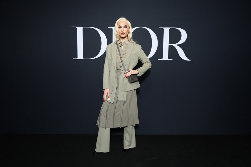Miss Fame au défilé Dior homme automne-hiver 2023-2024