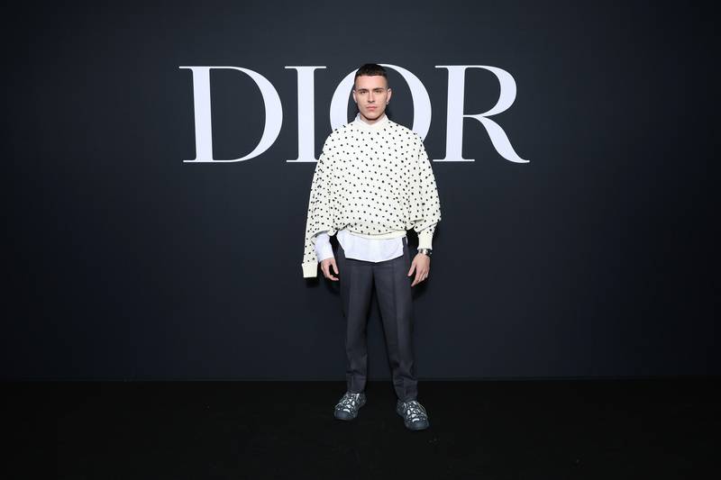 Aron Piper au défilé Dior homme automne-hiver 2023-2024