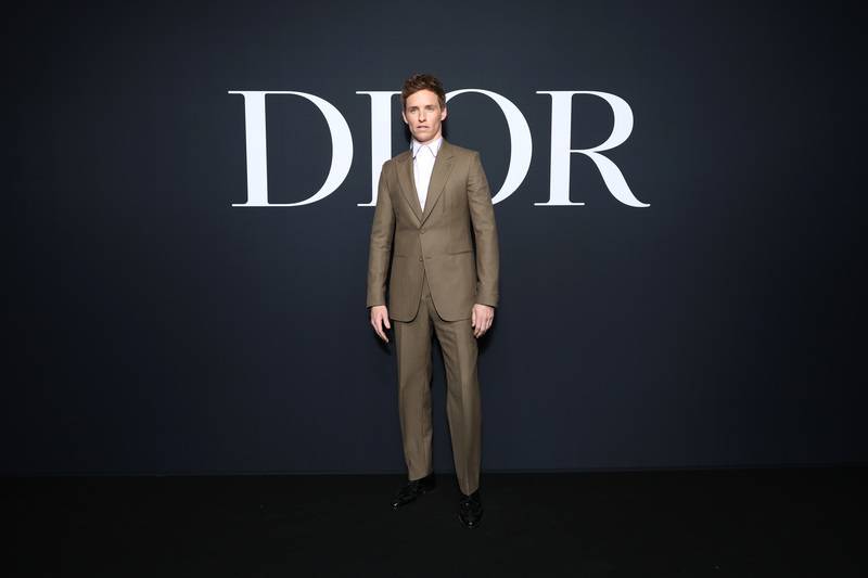 Eddie Redmayne au défilé Dior homme automne-hiver 2023-2024
