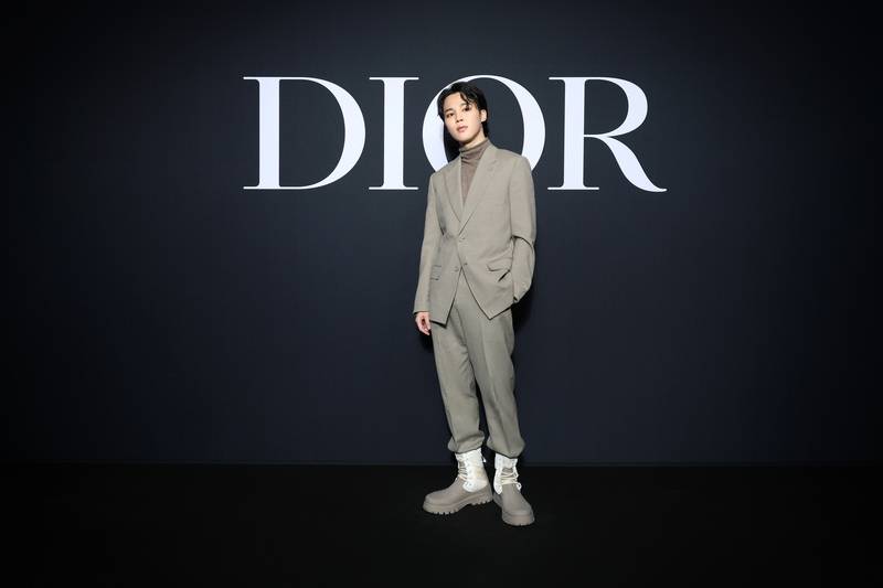 Jimin au défilé Dior homme automne-hiver 2023-2024