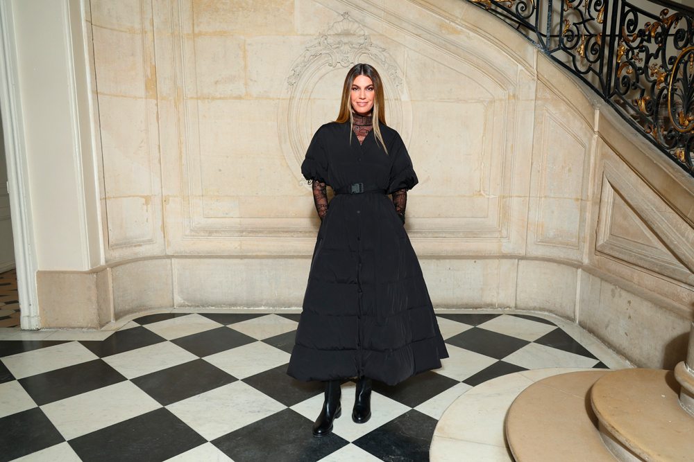Bianca Brandolini at the Dior haute couture Spring-Summer 2023 show