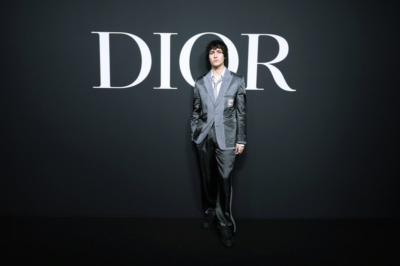 Chase Hudson au défilé Dior homme automne-hiver 2023-2024