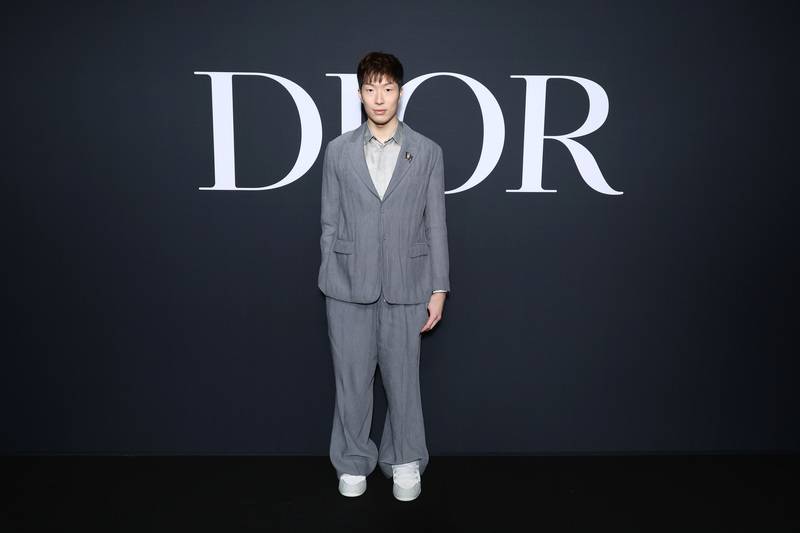 Edgar Cheung au défilé Dior homme automne-hiver 2023-2024