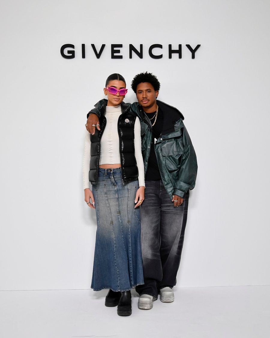 Ishod Wair au défilé Givenchy automne-hiver 2023-2024