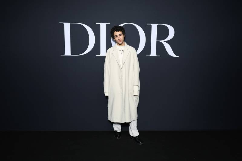 Khalil Gharbia au défilé Dior homme automne-hiver 2023-2024