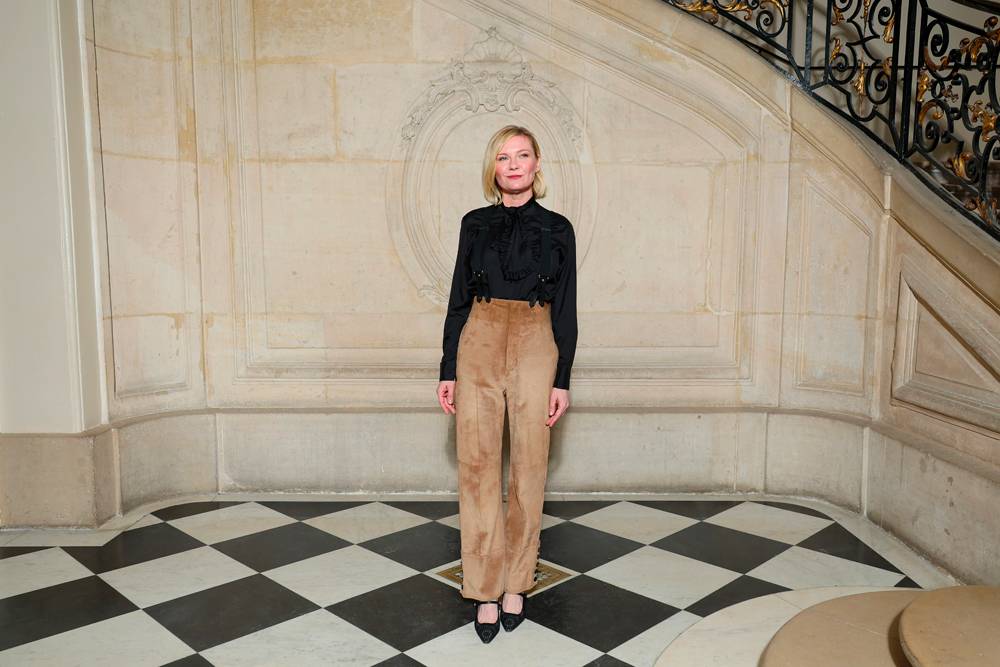 Kirsten Dunst at the Dior haute couture Spring-Summer 2023 show