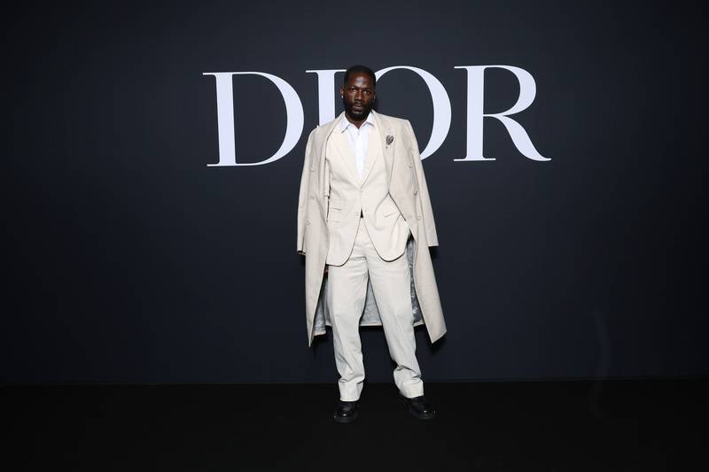 Ludovic Nkoth au défilé Dior homme automne-hiver 2023-2024