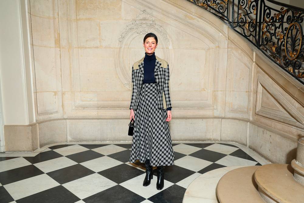 Maria de la Orden au défilé Dior haute couture printemps-été 2023