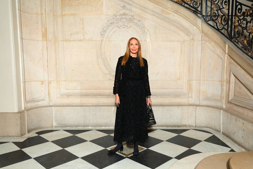 Marisa Berenson at the Dior haute couture Spring-Summer 2023 show