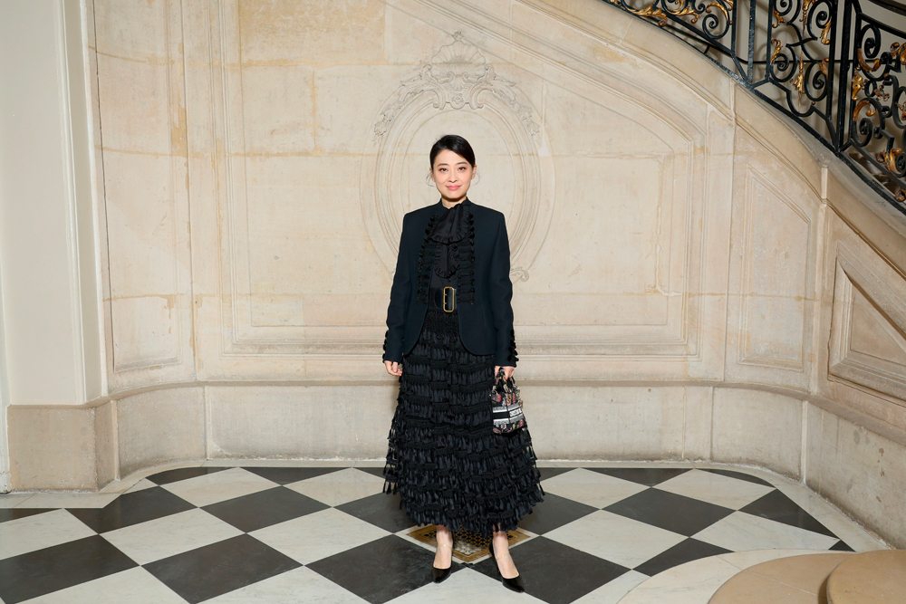 Mei Ting au défilé Dior haute couture printemps-été 2023