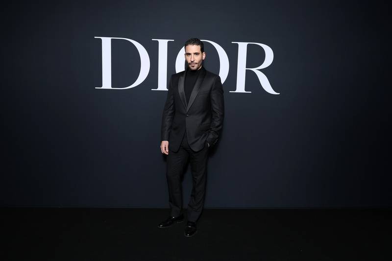 Miguel Angel Silvestre au défilé Dior homme automne-hiver 2023-2024