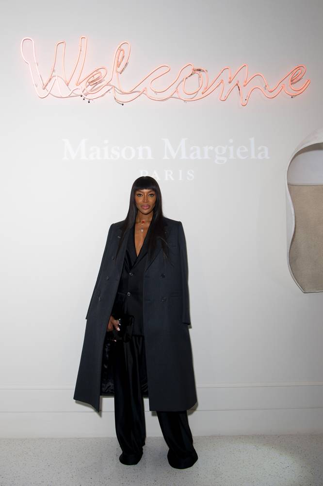 Naomi Campbell au défilé Maison Margiela automne 2023