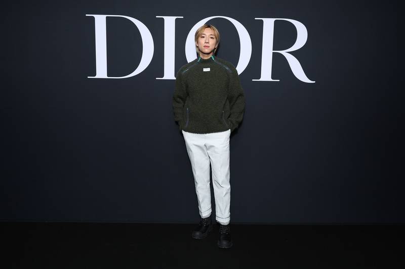 Nicholas Choi au défilé Dior homme automne-hiver 2023-2024