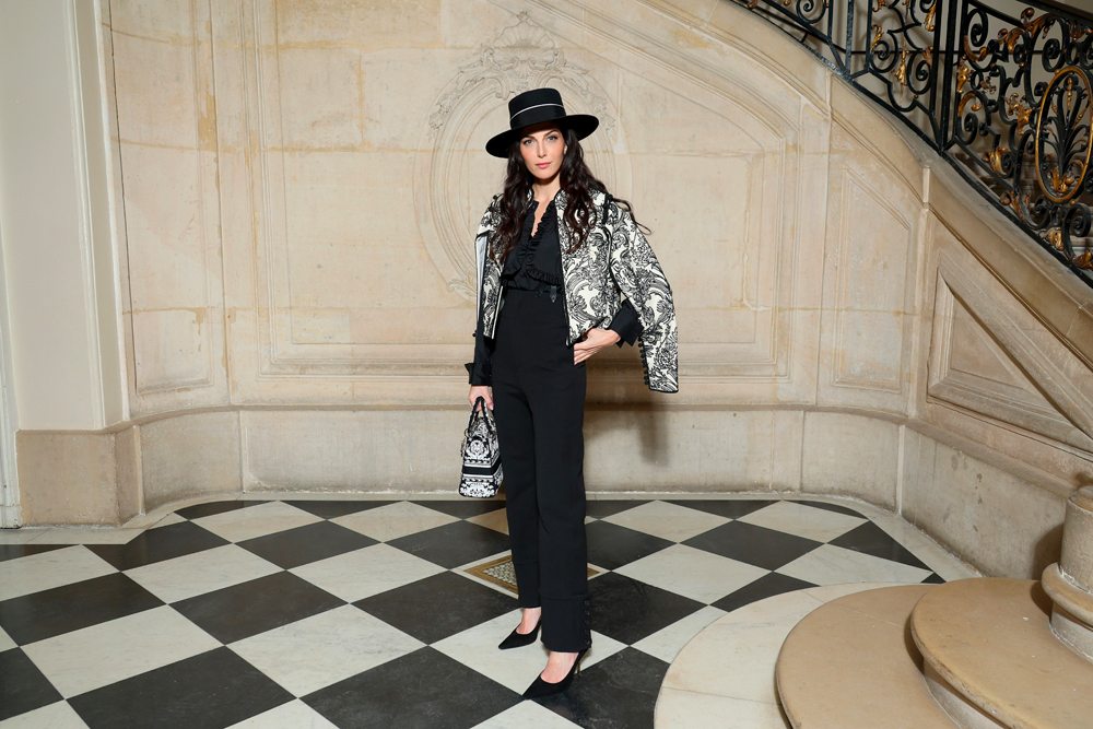 Razane Jammal au défilé Dior haute couture printemps-été 2023