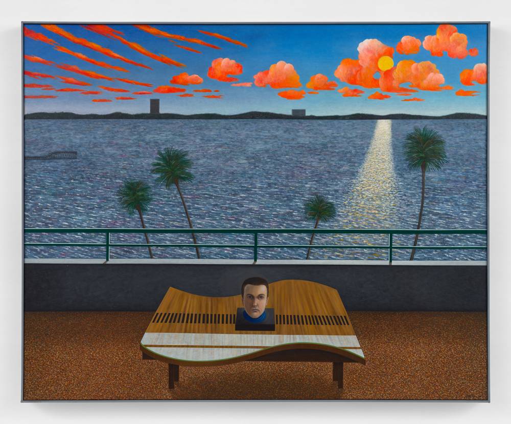 Scott Kahn, ”Sunset Over Longboat Key” (1995). 44 x 54 in