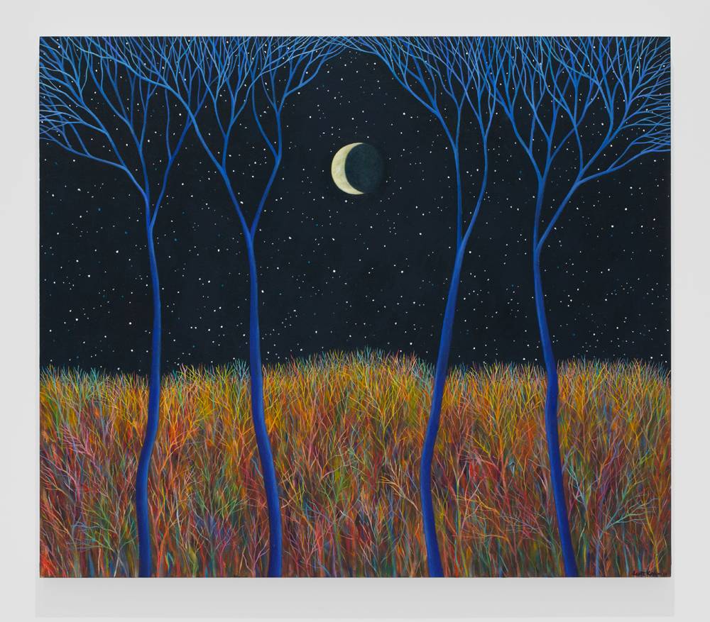 Scott Kahn, “Waning Moon” (2021). Huile sur lin, 61 x 71.1 cm 24 x 28 in (SCK0012)