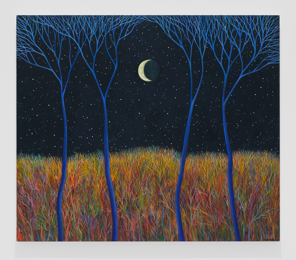 Scott Kahn, “Waning Moon” (2021). 61 x 71,1 cm. Courtesy of the artist and Almine Rech.