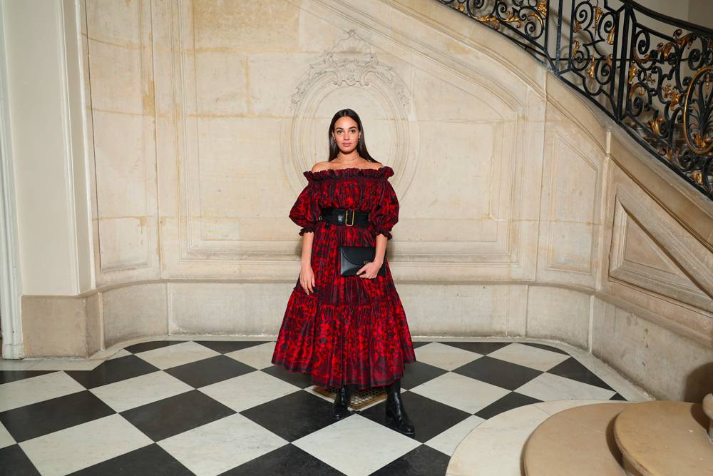 Souheila Yacoub au défilé Dior haute couture printemps-été 2023