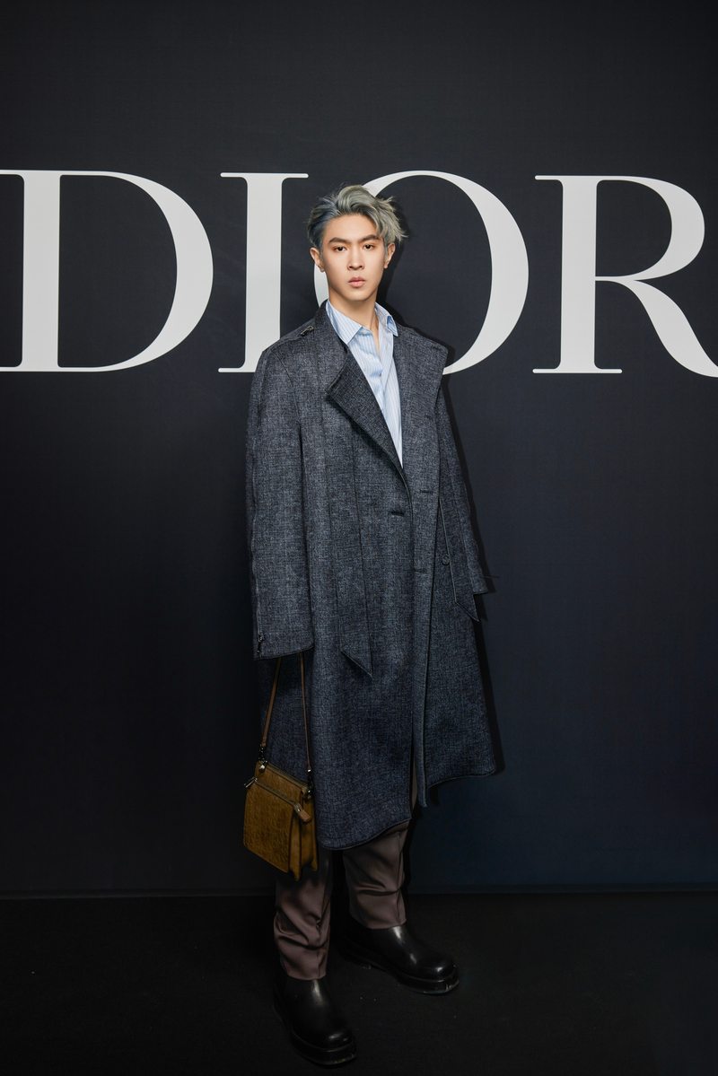 Victor Ma au défilé Dior homme automne-hiver 2023-2024