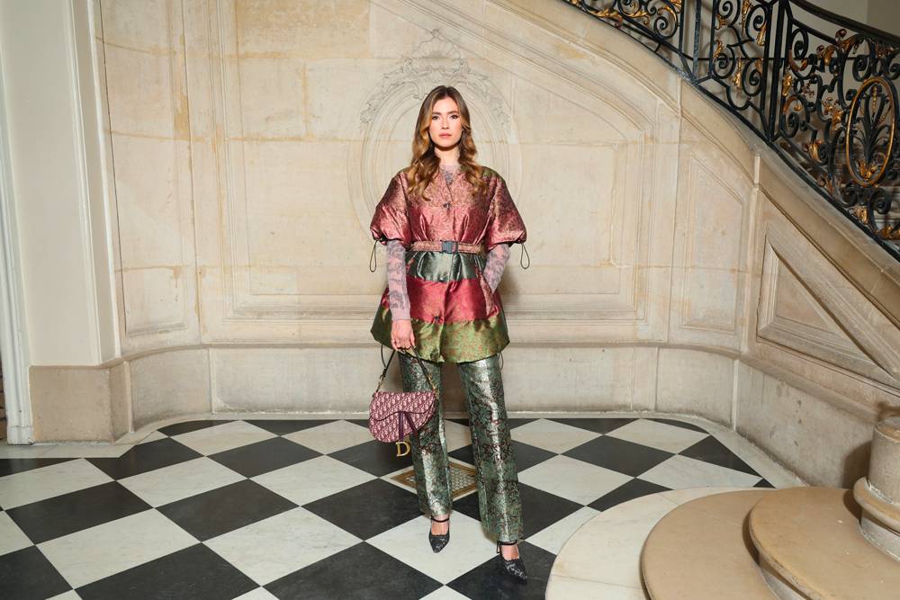 Zita d'Hauteville at the Dior haute couture Spring-Summer 2023 show