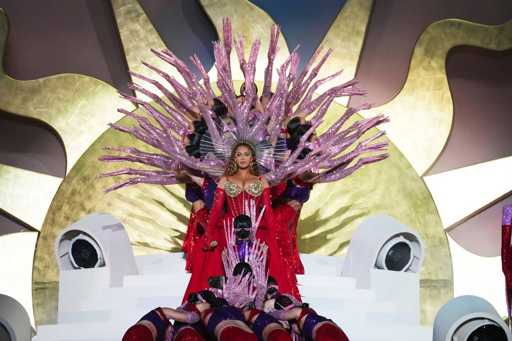 Beyoncé en concert à Dubaï, pour l'inauguration de l'hôtel Atlantis The Royal, le 21 janvier 2023 © Kevin Mazur/Getty Images for Atlantis The Royal