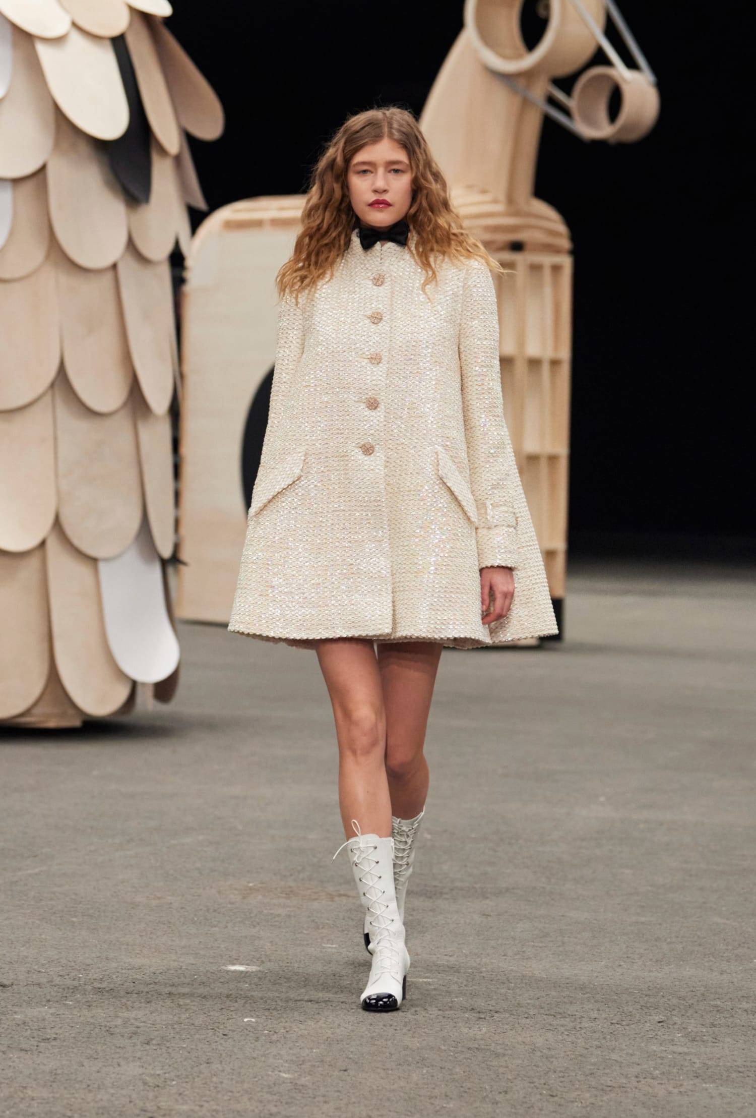 The spectacular parade at the Chanel couture show