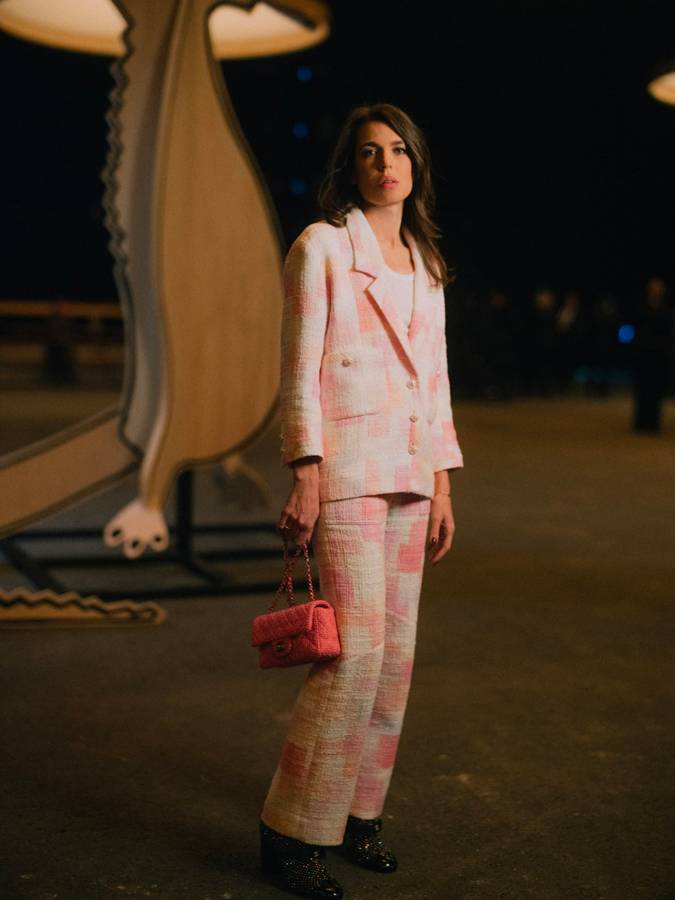 Charlotte Casiraghi at the Chanel haute couture Spring-Summer 2023 show