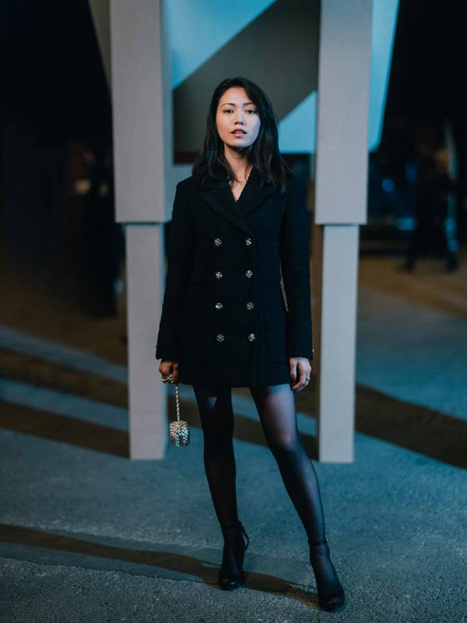 Fumi Nikaido at the Chanel haute couture Spring-Summer 2023 show