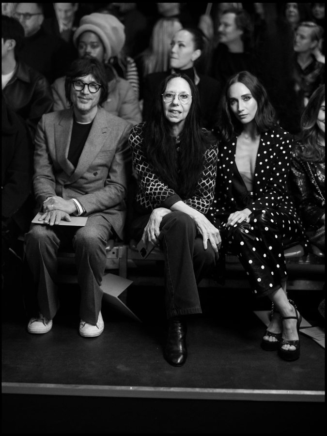 Inez & vinoodh and Rebecca Dayan at the Chanel haute couture Spring-Summer 2023 show