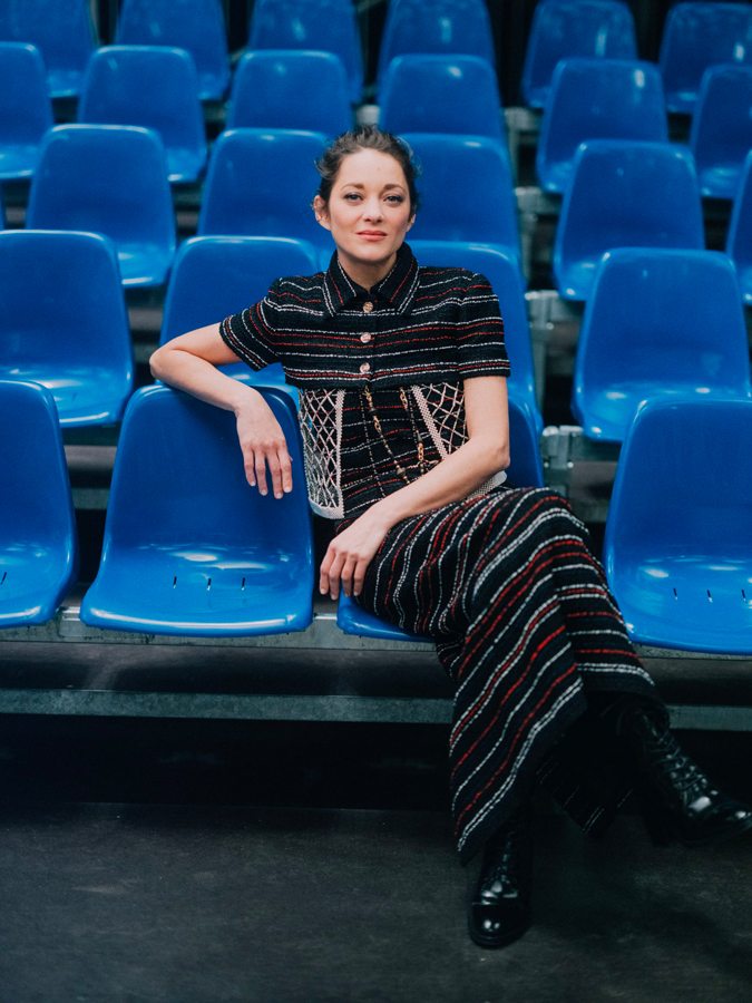 Marion Cotillard at the Chanel haute couture Spring-Summer 2023 show