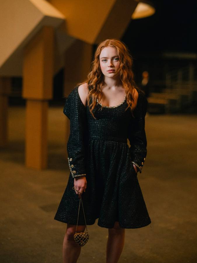 Sadie Sink at the Chanel haute couture Spring-Summer 2023 show