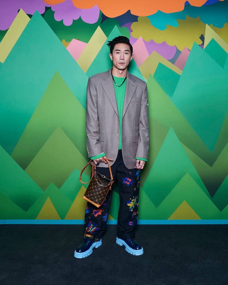 Desmond Tan au défilé Louis Vuitton homme automne-hiver 2023-2024
