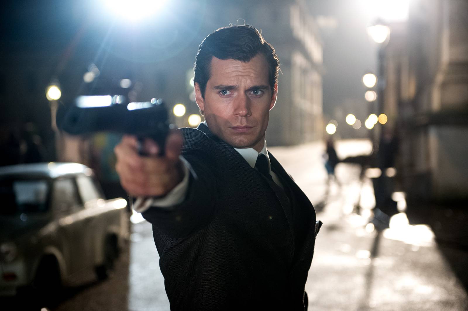 The actor Henry Cavill in The Man From U.N.C.L.E (2015)