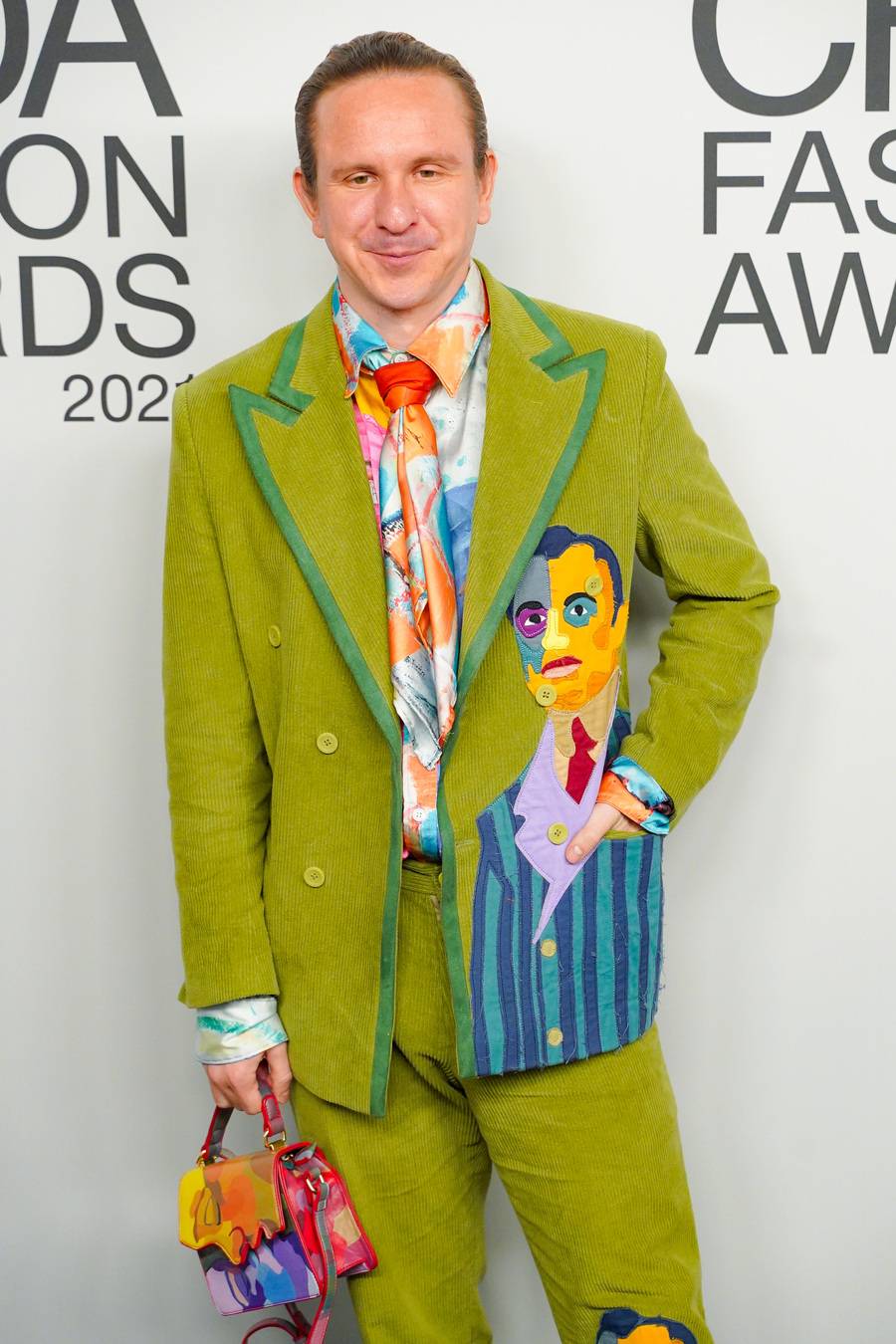 Colm Dillane, founder of KidSuper, at the CFDA in New York, 2021. Photo by Sean Zanni/Patrick McMullan via Getty Images