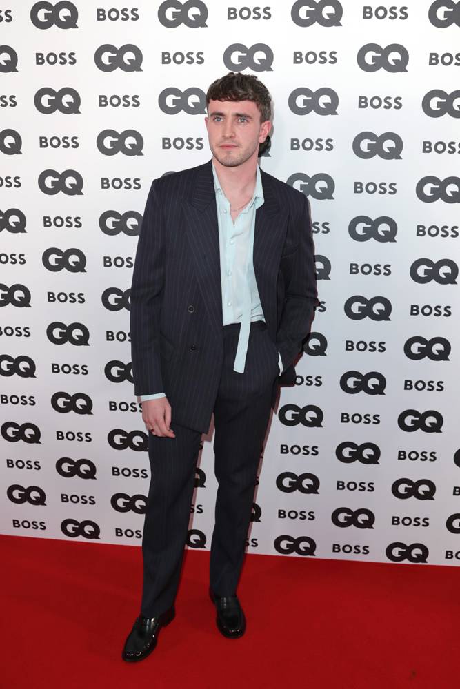 Paul Mescal en Maison Valentino Essentials aux GQ Men Of The Year Awards in association with BOSS au The Mandarin Oriental Hyde Park, Londres. Valentino/GettyImages