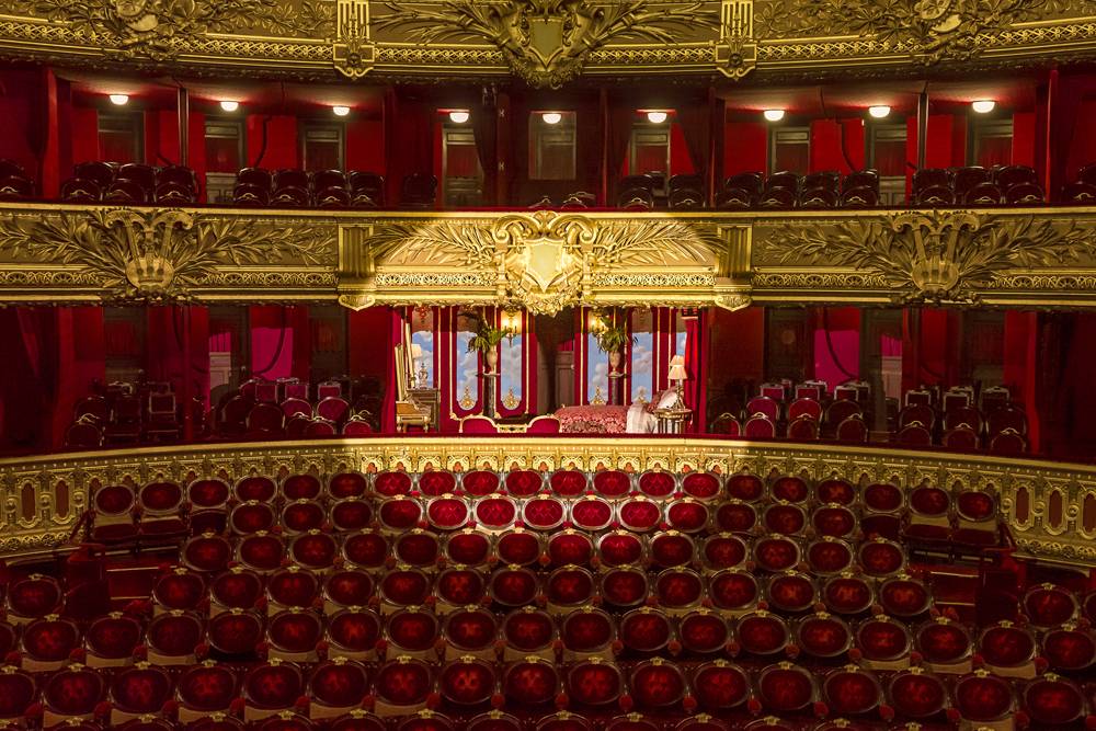 La loge d'honneur du Palais Garnier © Airbnb. Photo : Blue Max Media.