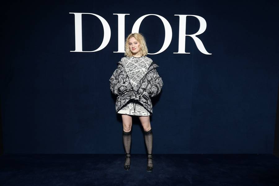 Nadia Tereszkiewicz at the Dior Fall-Winter 2023-2024 show 