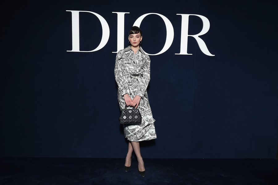 Deva Cassel at the Dior Fall-Winter 2023-2024 show 
