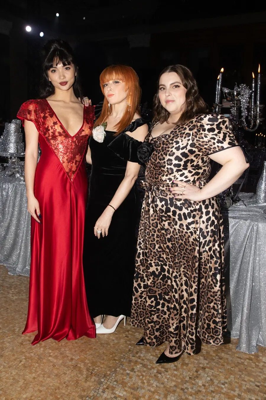 Rowan Blanchard, Natasha Lyonne et Beanie Feldstein au défilé Rodarte automne-hiver 2023-2024 à la Fashion Week de New York.