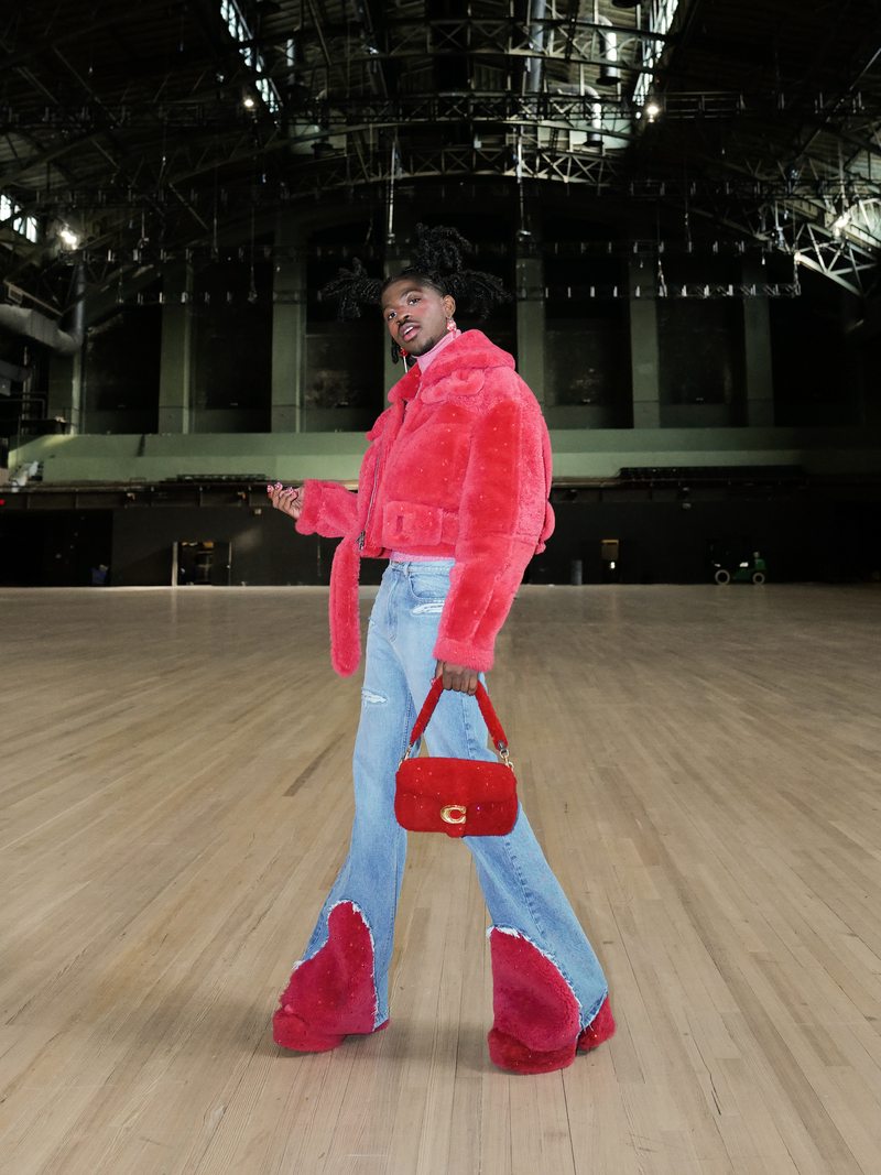 Lil Nas X au défilé Coach automne-hiver 2023-2024 à la Fashion Week de New York.