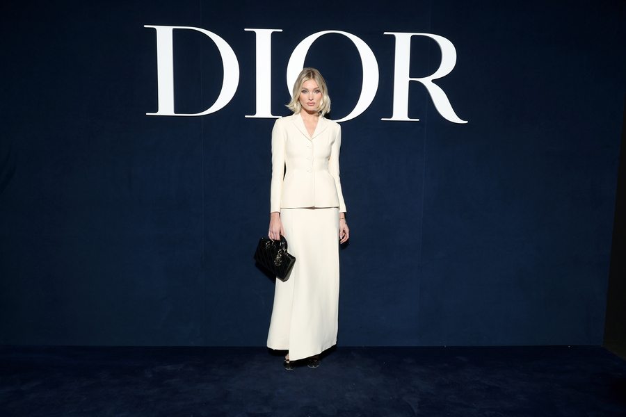 Elsa Hosk at the Dior Fall-Winter 2023-2024 show 
