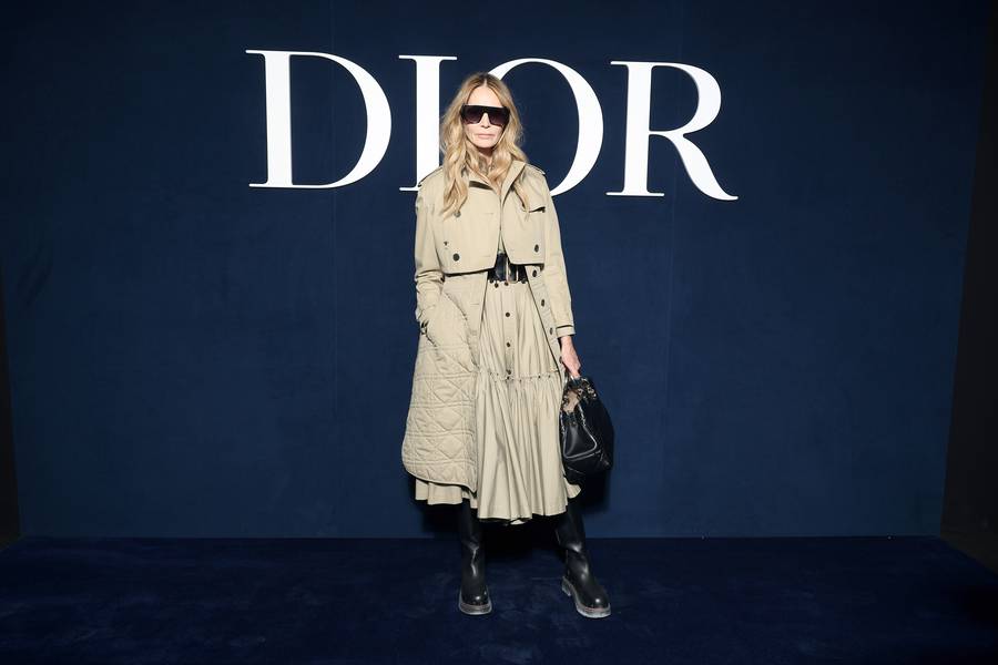Elle Mcpherson at the Dior Fall-Winter 2023-2024 show 
