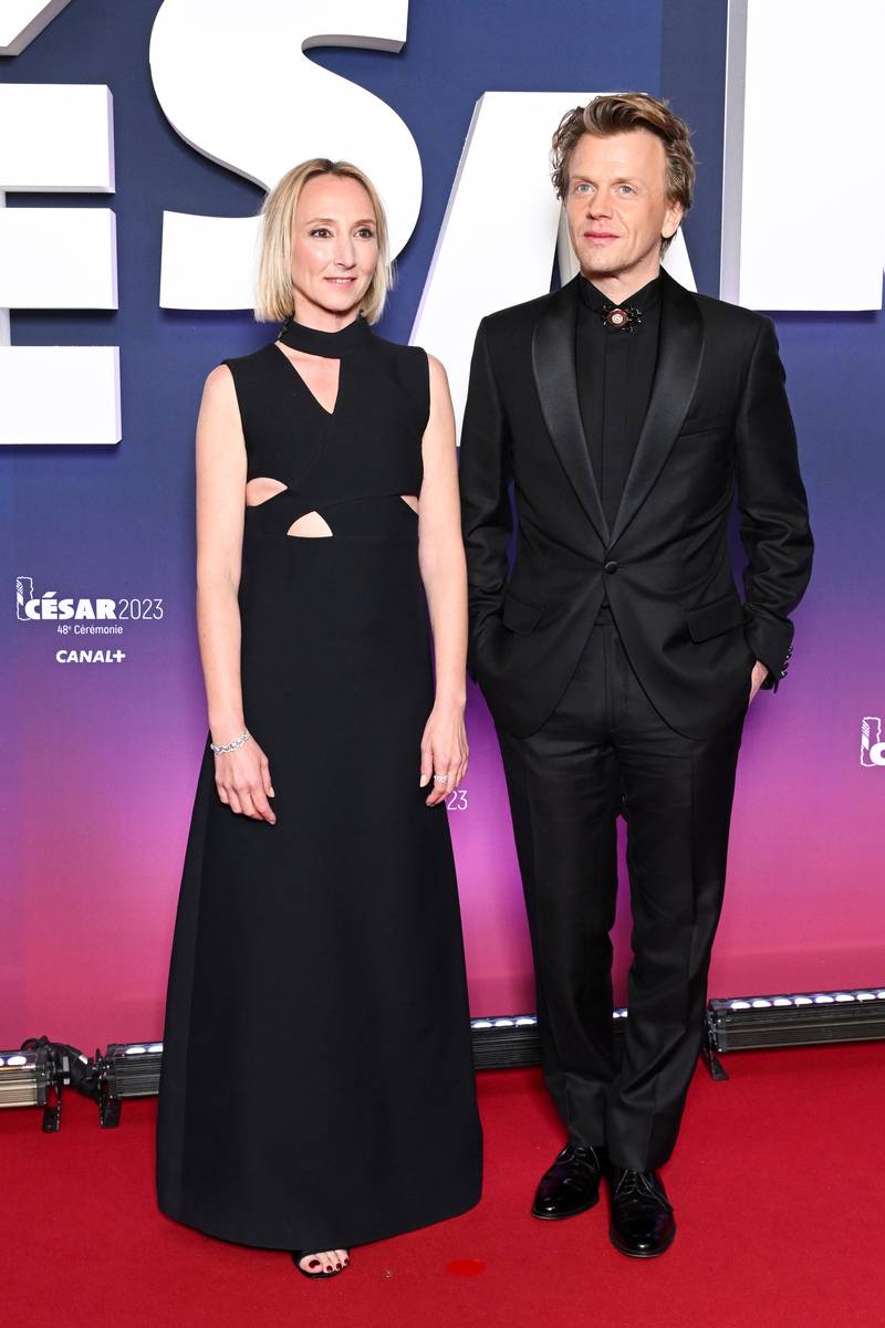 Alexandra Lamy et Alex Lutz en Dior à la 48e cérémonie des César.