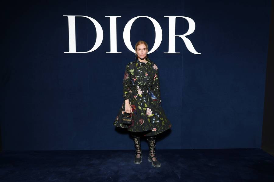 Blanca Miro at the Dior Fall-Winter 2023-2024 show 