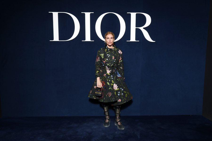 Blanca Miro at the Dior Fall-Winter 2023-2024 show 