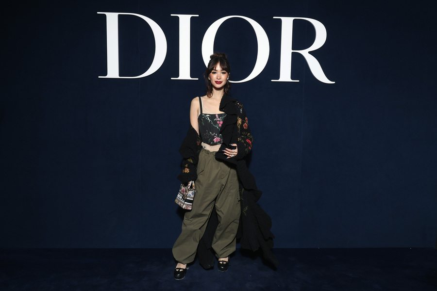 Heart Evangelista at the Dior Fall-Winter 2023-2024 show 