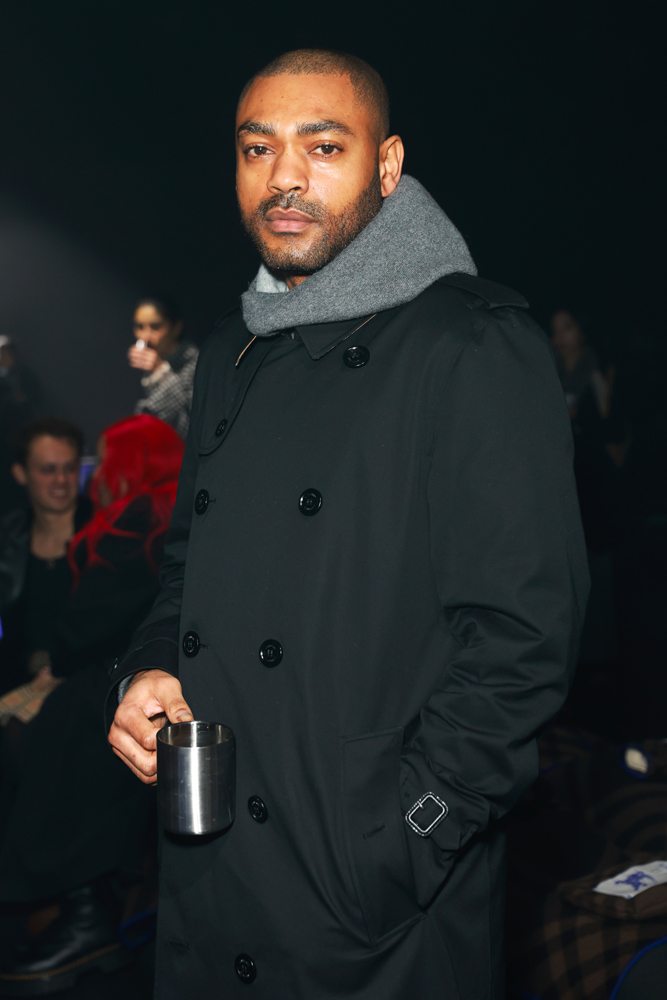 Kano at the Burberry Fall-Winter 2023-2024 show