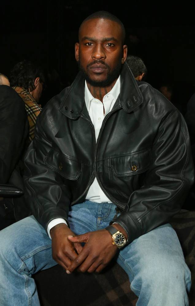 Skepta at the Burberry Fall-Winter 2023-2024 show