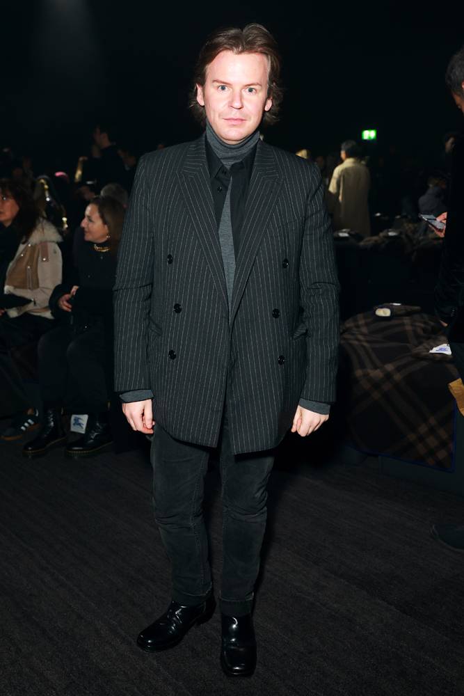 Christopher Kane at the Burberry Fall-Winter 2023-2024 show
