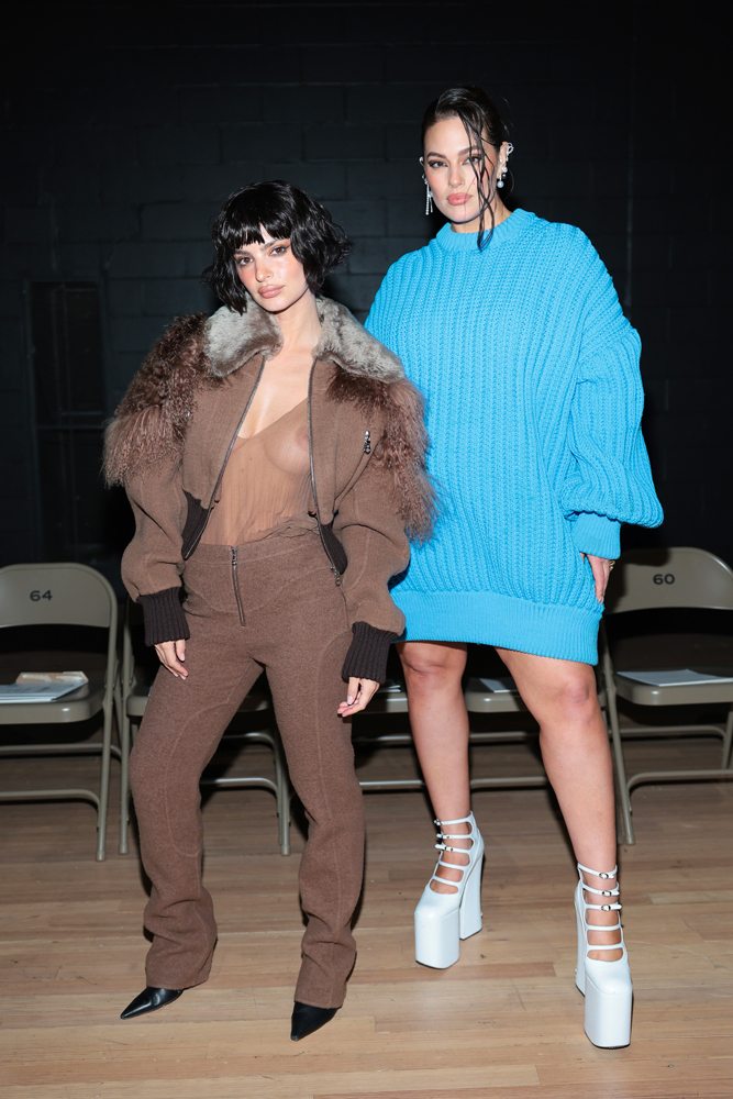Emily Ratajkowski et Ashley Graham au défilé Marc Jacobs